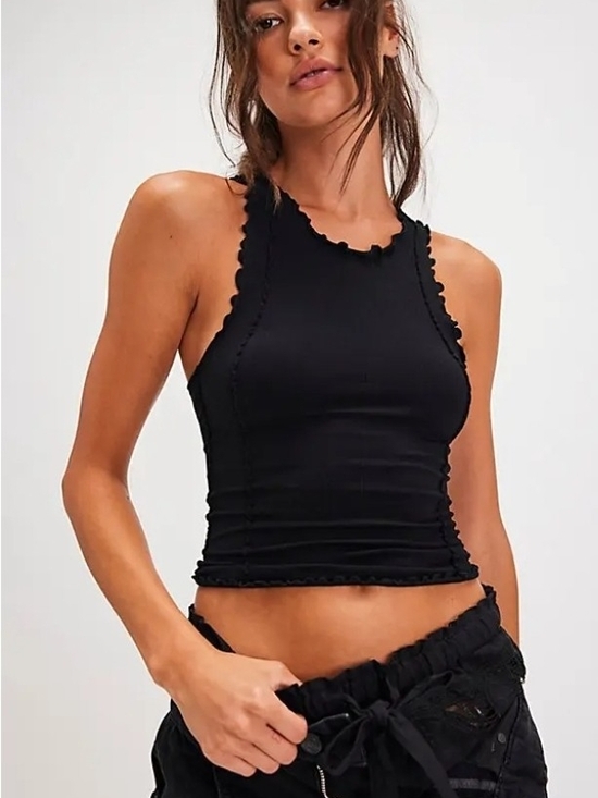 Intimately By Free People Tops - NWT Free People Intimately Better This Way Tank Top Black M/L
